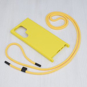 Husa telefon Samsung Galaxy S23 Ultra - Techsuit Crossbody Lanyard - Yellow - Img 2