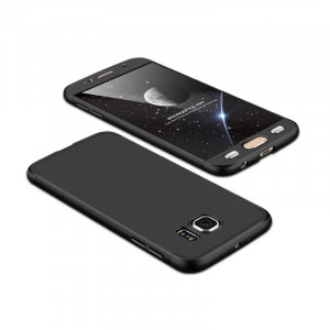 Husa telefon Samsung Galaxy S6 G920 + Folie - GKK 360 - Black - Img 2