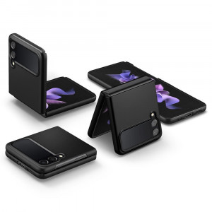 Husa telefon Samsung Galaxy Z Flip3 5G - Spigen Air Skin - Black - Img 3