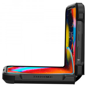 Husa telefon Samsung Galaxy Z Flip4 - Spigen Tough Armor - Black - Img 2