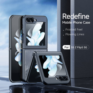 Husa telefon Samsung Galaxy Z Flip5 - Dux Ducis Aimo Series - Black - Img 4