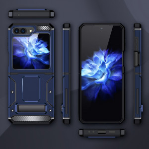Husa telefon Samsung Galaxy Z Flip5 - Techsuit Hybrid Armor Kickstand - Blue - Img 2
