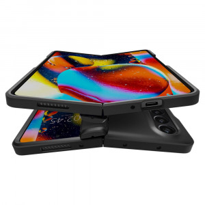Husa telefon Samsung Galaxy Z Fold4 - Spigen Slim Armor Pro - Black - Img 4