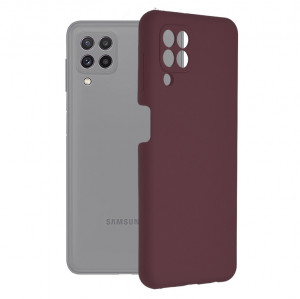 Husa telefon ung Galaxy A22 4G - Techsuit Soft Edge Silicone - Plum Violet - Img 1
