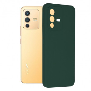 Husa telefon Vivo V23 5G - Techsuit Soft Edge Silicone - Dark Green - Img 1