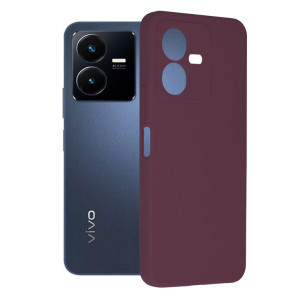 Husa telefon Vivo Y22s - Techsuit Soft Edge Silicone - Plum Violet - Img 1