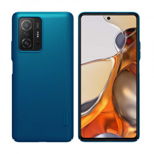 Husa telefon Xiaomi 11T / 11T Pro - Nillkin Super Frosted Shield - Blue - Img 1