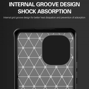 Husa telefon Xiaomi Mi 11 - Techsuit Carbon Silicone - Black - Img 3