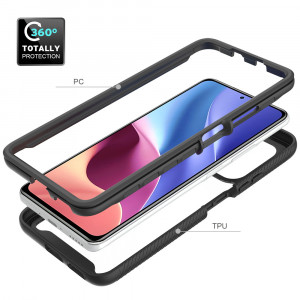 Husa telefon Xiaomi Mi 11i / Poco F3 + Folie - Techsuit Defense360 Pro - Black - Img 2