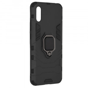 Husa telefon Xiaomi Redmi 9A / Redmi 9AT - Techsuit Silicone Shield - Black - Img 4