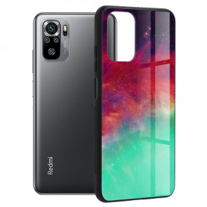 Husa telefon Xiaomi Redmi Note 10 4G / Note 10S / Poco M5s - Techsuit Glaze Series - Fiery Ocean