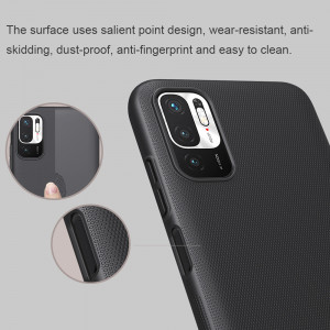 Husa telefon Xiaomi Redmi Note 10 5G / Poco M3 Pro 5G - Nillkin Super Frosted Shield - Black - Img 2