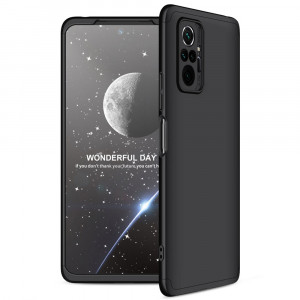 Husa telefon Xiaomi Redmi Note 10 Pro / Note 10 Pro Max + Folie - GKK 360 - Black - Img 2