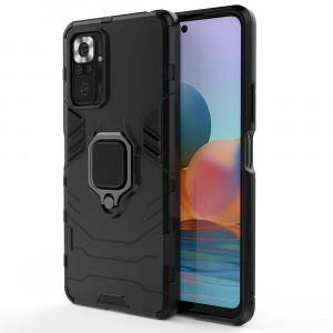 Husa telefon Xiaomi Redmi Note 10 Pro / Note 10 Pro Max - Techsuit Silicone Shield - Black - Img 2