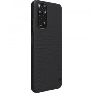 Husa telefon Xiaomi Redmi Note 11 / Note 11S - Nillkin Super Frosted Shield - Black - Img 3