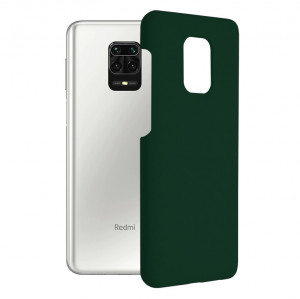 Husa telefon Xiaomi Redmi Note 9S / Note 9 Pro / Note 9 Pro Max - Techsuit Soft Edge Silicone - Dark Green - Img 1