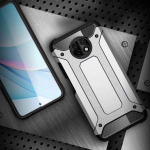 Husa telefon Xiaomi Redmi Note 9T 5G - Techsuit Hybrid Armor - Black - Img 3
