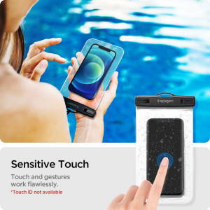 Husa universala pentru telefon (set 2) - Spigen Waterproof Case A601 - Clear - Img 2