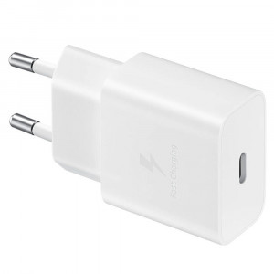 Incarcator Priza Type-C 15W, Fast Charging, Cablu Type-C la Type-C - Samsung (EP-T1510XWEGEU) - White (Blister Packing) - Img 2