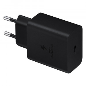 Incarcator Priza Type-C 45W, Cablu USB-C la Type-C - Samsung (EP-T4510XBEGEU) - Black (Blister Packing) - Img 2