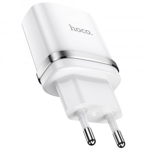 Incarcator Priza USB-A, 10W, 2.4A - Hoco Ardent (N1) - White - Img 3