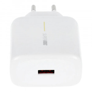 Incarcator USB, 65W - Oppo SuperVOOC - White (Bulk Packing) - Img 2