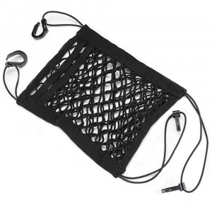 Organizator Auto Scaune Fata Tip Plasa 30x30cm - Techsuit (CO-B3) - Black - Img 1