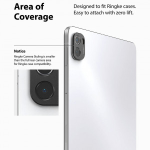 Protectie Camera pentru Xiaomi Pad 5 / 5 Pro 2021 (11 inch) - Ringke Camera Styling - Black - Img 2