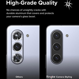 Protectie Camera telefon Samsung Galaxy Z Fold5 - Ringke Camera Styling - Black - Img 4