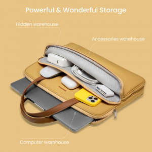 Servieta pentru Laptop 14 inch - Tomtoc (A11D3Y1) - Yellow - Img 2