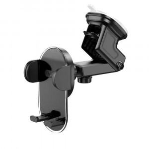 Suport de Telefon pentru Parbriz si Bord - Hoco Shiny (H3) - Black - Img 2