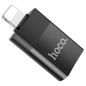 Adaptor OTG Lightning la USB-A - Hoco (UA17) - Black - Img 4
