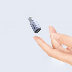 Adaptor OTG Type-C la USB-B 480Mbps - Ugreen (20120) - Gray - Img 4