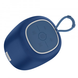 Boxa Wireless BT 5.2, FM, Card TF, USB, AUX, TWS, Lumini RGB - Hoco (HC14) - Linen Grey - Img 4