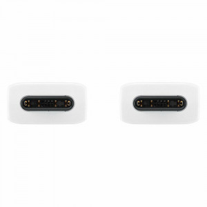 Cablu de Date Type-C to Type-C Fast Charging 5A, 1.8m - Samsung (EP-DX510JWEGEU) - White (Blister Packing) - Img 3