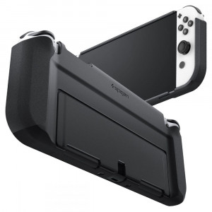 Carcasa pentru Nintendo Switch OLED - Spigen Thin Fit - Black - Img 1