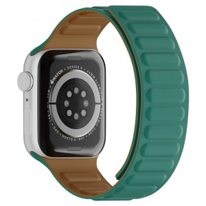 Curea pentru Apple Watch 1 / 2 / 3 / 4 / 5 / 6 / 7 / SE / 8 (38 / 40 / 41mm) - Techsuit Watchband (W035) - Turquoise - Img 2