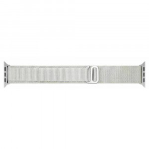 Curea pentru Apple Watch 1 / 2 / 3 / 4 / 5 / 6 / 7 / SE / 8 (38 / 40 / 41mm) - Techsuit Watchband (W037) - Star White - Img 2
