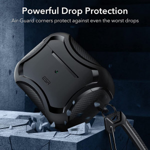ESR - Cyber Armor Tough Case HaloLock - Apple AirPods Pro 1 / 2 - Black - Img 4