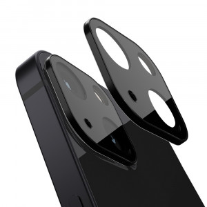 Folie Camera pentru iPhone 13 / 13 mini (set 2) - Spigen Optik.TR - Black - Img 2