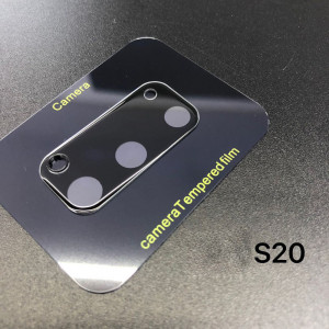 Folie Camera pentru Samsung Galaxy S20 4G / S20 5G - Mocolo Silk HD PRO Camera Glass - Black - Img 2