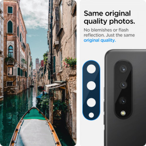 Folie Camera telefon Samsung Galaxy Z Fold3 5G (set 2) - Spigen Optik.tR - Black - Img 3