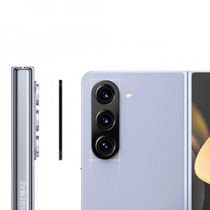 Folie Camera telefon Samsung Galaxy Z Fold5 - Techsuit Full Camera Glass - Black - Img 3