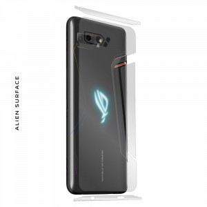 Folie protectie telefon Asus ROG Phone II ZS660KL - Alien Surface Screen+Edges+Back - Transparent - Img 3