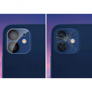 Folie protectie telefon iPhone 12 - Lito S+ Camera Glass Protector - Black/Transparent - Img 4