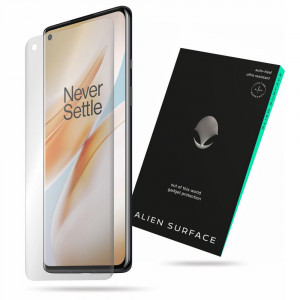 Folie protectie telefon OnePlus 8 - Alien Surface Screen Case Friendly - Transparent - Img 1
