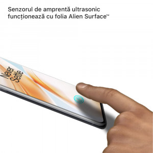 Folie protectie telefon OnePlus 8 - Alien Surface Screen Case Friendly - Transparent - Img 3