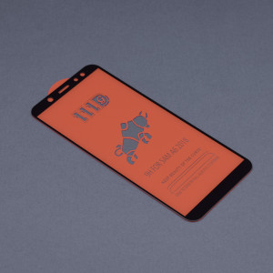Folie protectie telefon Samsung Galaxy A6 2018 - Techsuit 111D Full Cover / Full Glue Glass - Black - Img 2