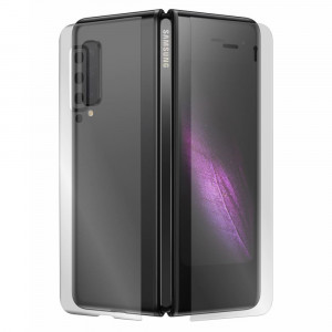 Folie protectie telefon Samsung Galaxy Fold, Galaxy Fold 5G - Alien Surface Screen+Edges+Back - Transparent - Img 3