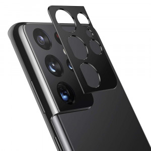 Folie protectie telefon Samsung Galaxy S21 Ultra 5G - Lito S+ Camera Glass Protector - Black - Img 1